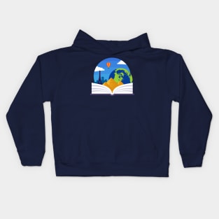 Geography Emblem Kids Hoodie